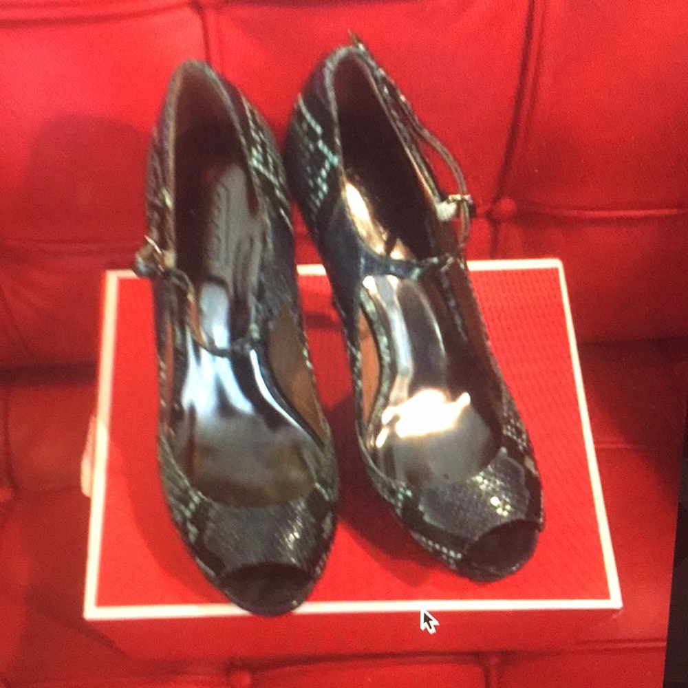 AUTHENTIC COACH SHOE - PRINTED SNAKE